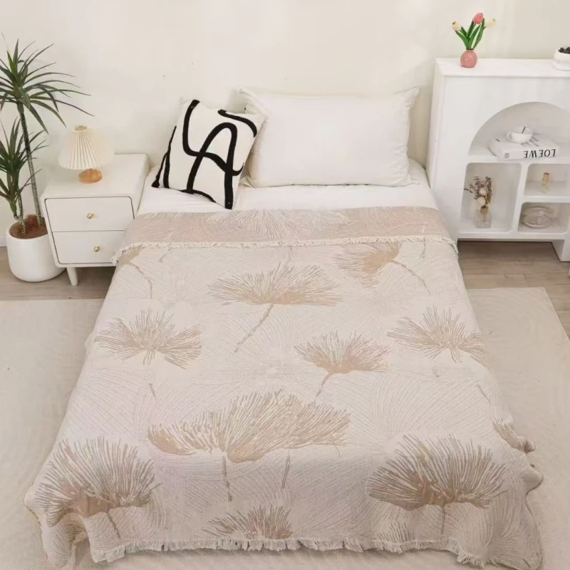 【银杏叶】150*200cm 高端私人定制罗布麻床盖