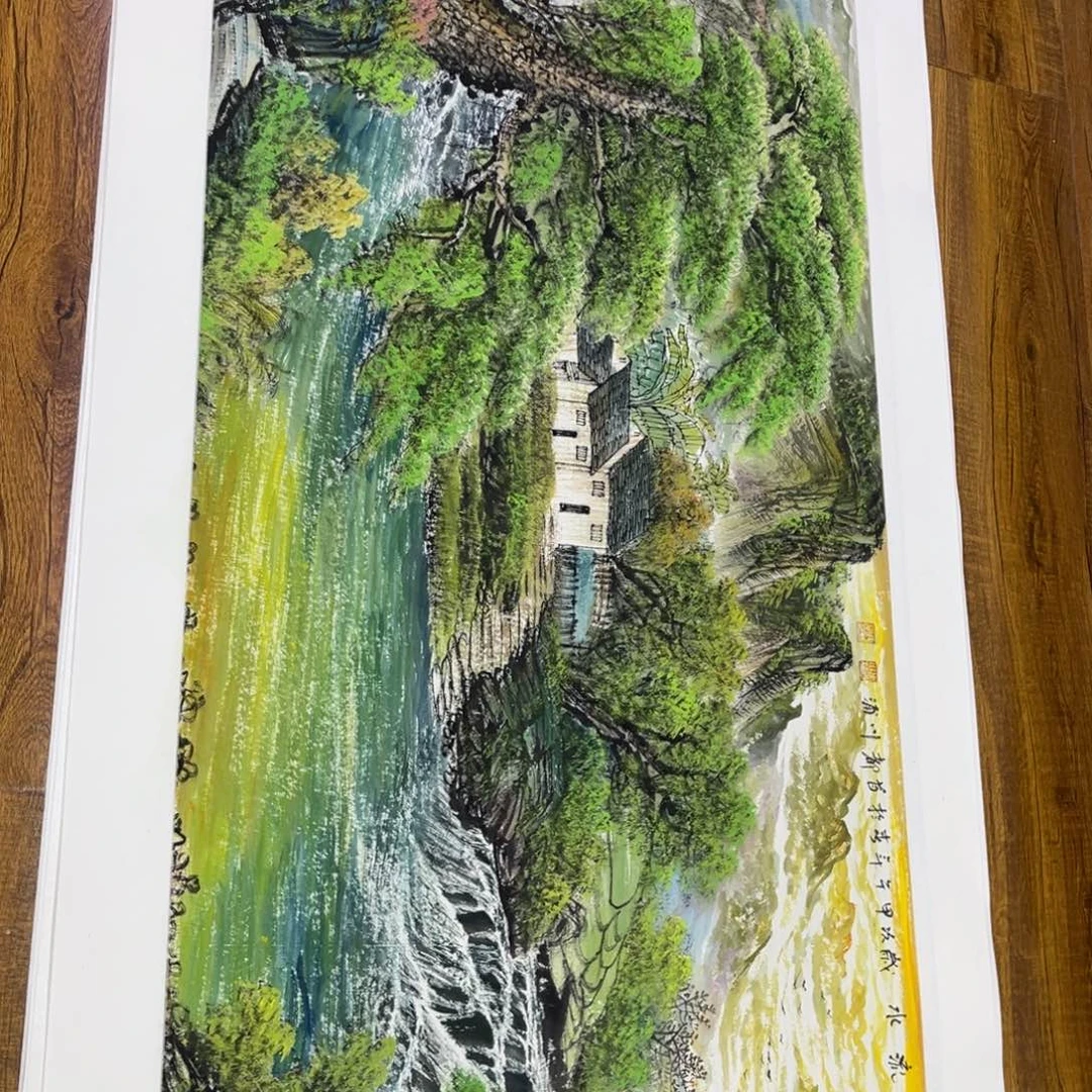 忠***林李川浦老师精品小六尺画心