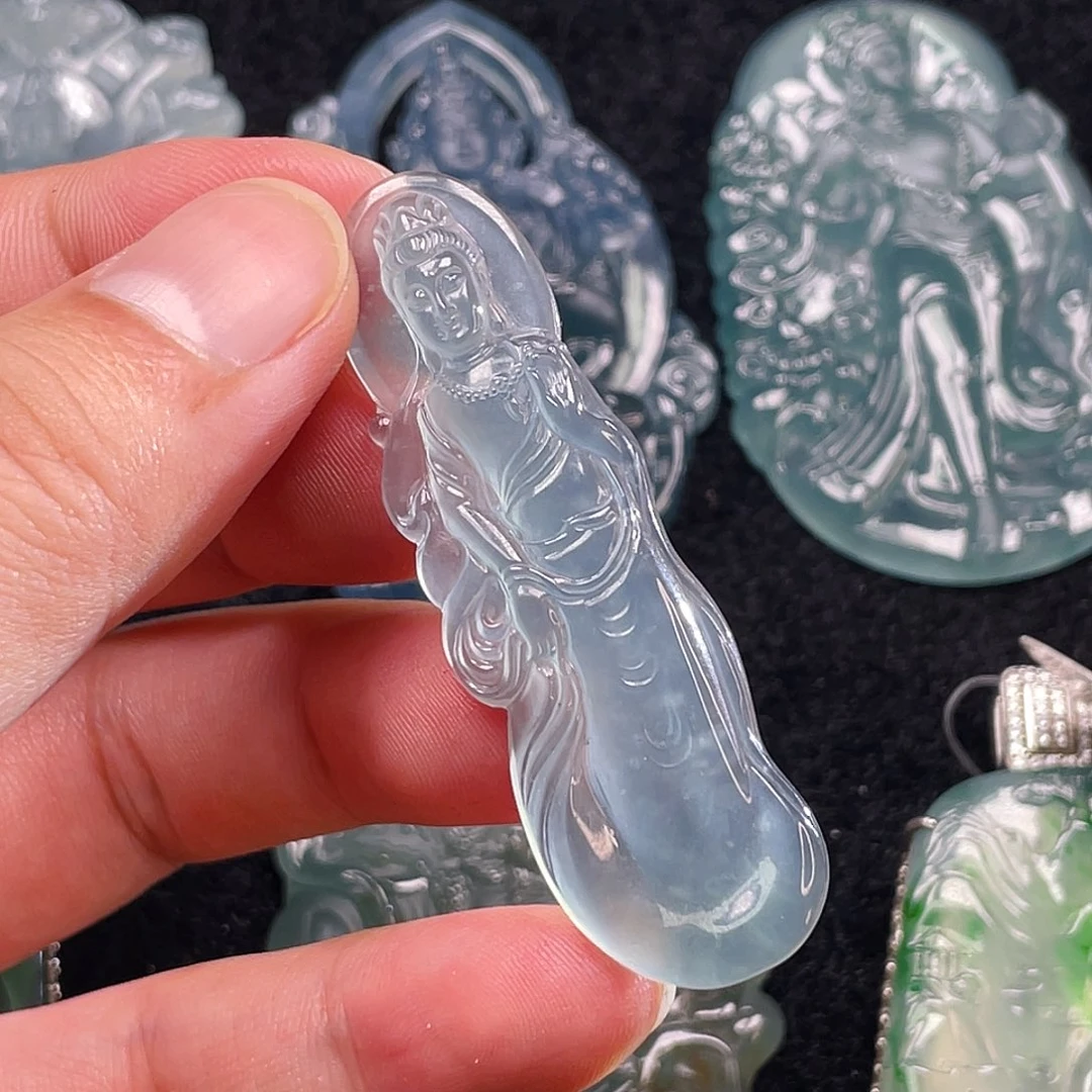 颈饰未镶嵌翡翠6，