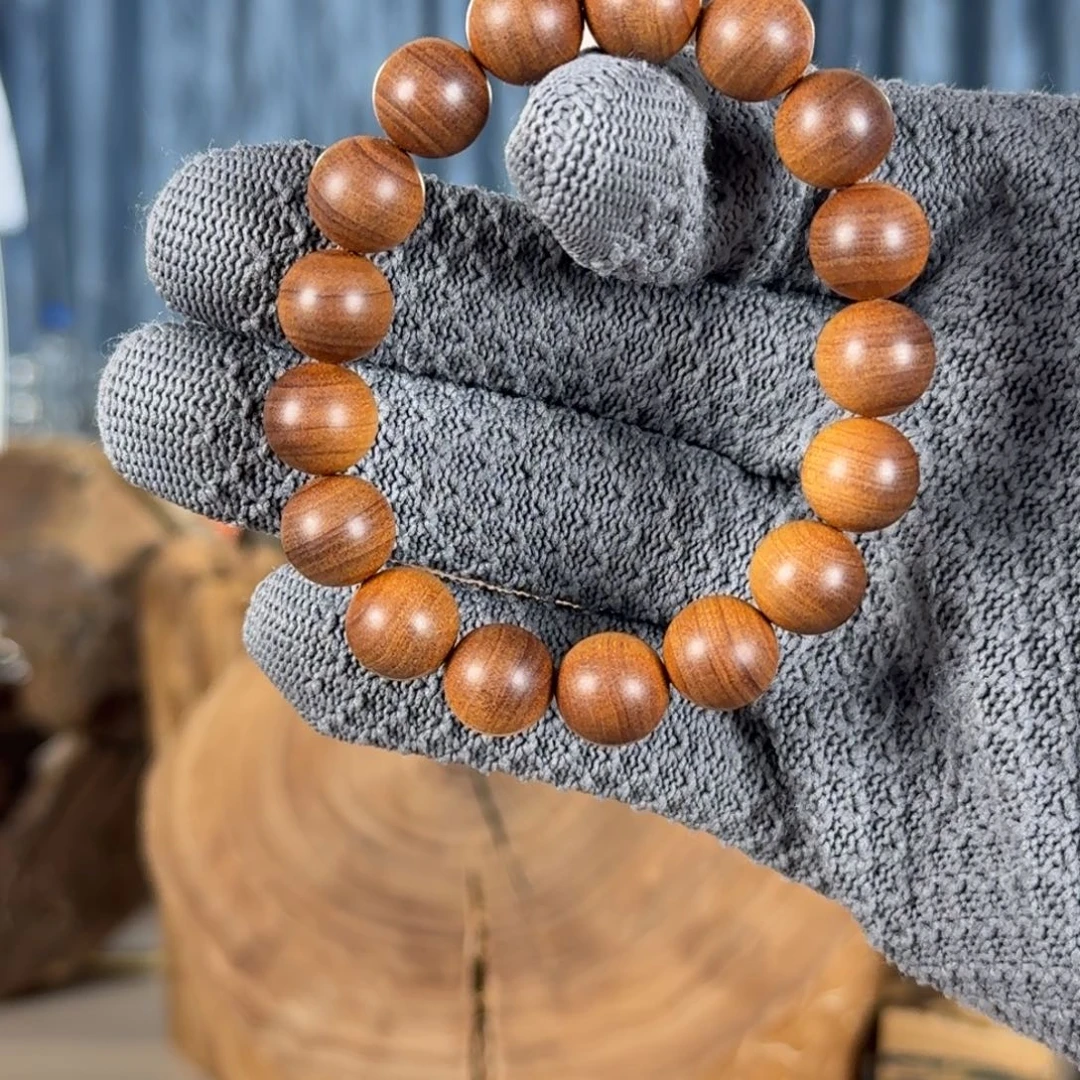 手串/手链檀香木王系列十二号料“百年彩绘”1.2横黑奶凉醇甜