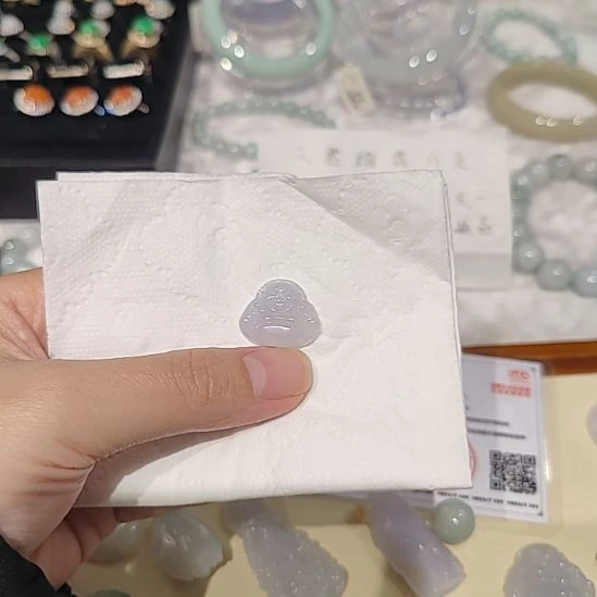 翡翠未镶嵌颈饰天然缅甸翡翠a货佛公宝宝佛