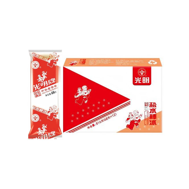 光明牌盐水棒冰 68克*12支/盒