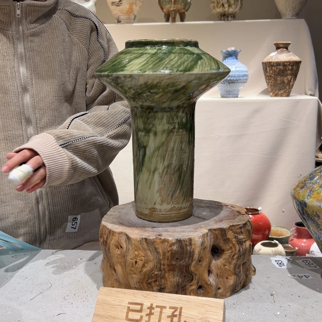 景德镇高温陶瓷8850花瓶摆件花瓶摆件花瓶