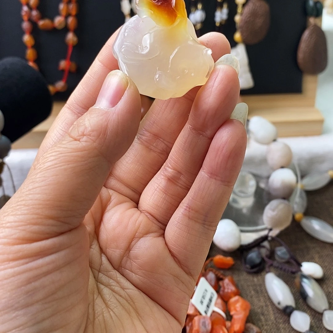 玛瑙/玉髓合金珠宝半成品