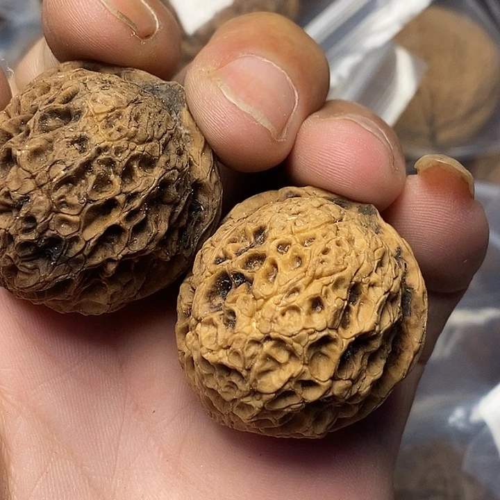 把件文玩核桃云南铁核桃9号42mm