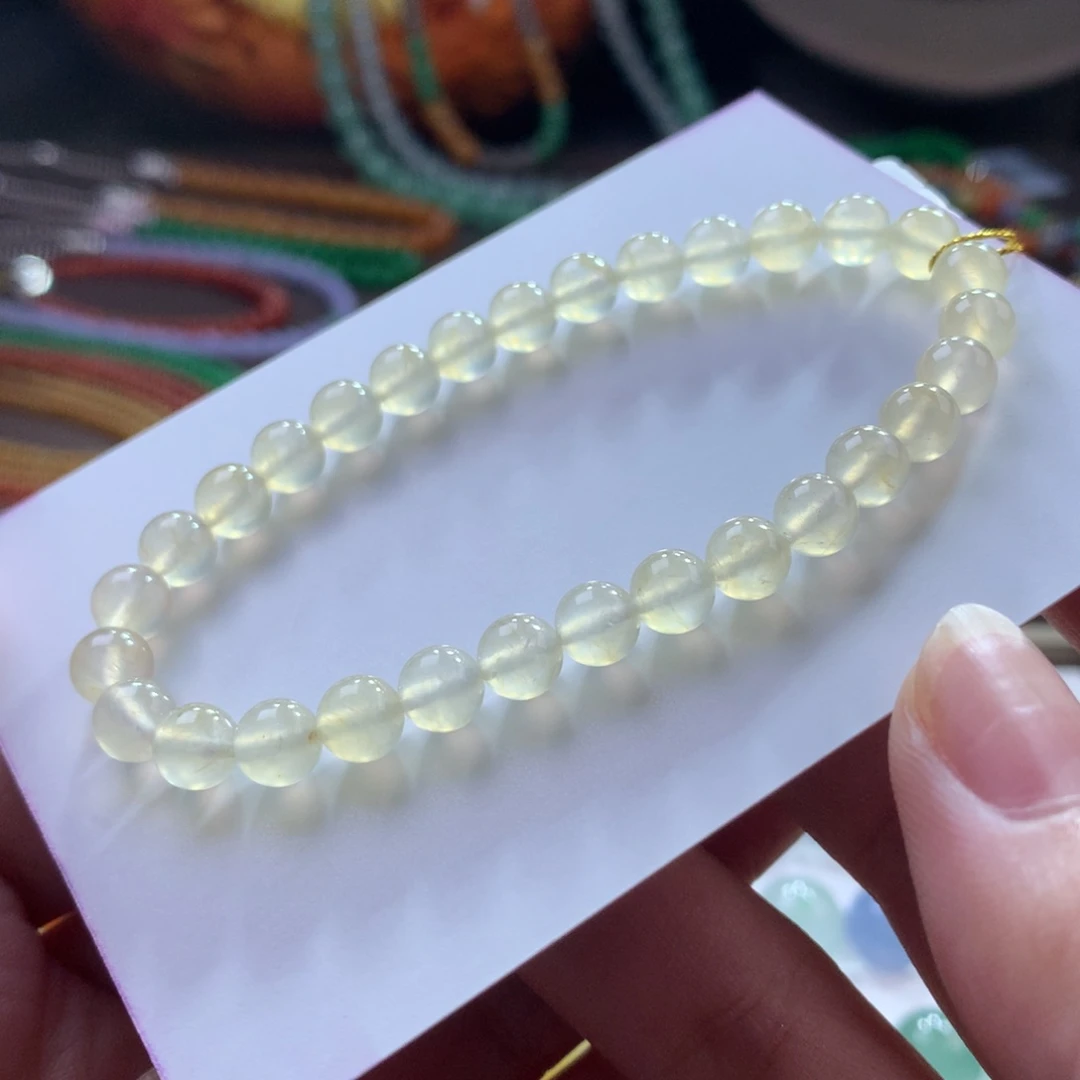 未镶嵌手链翡翠翡翠高冰糖果缤纷卡6+