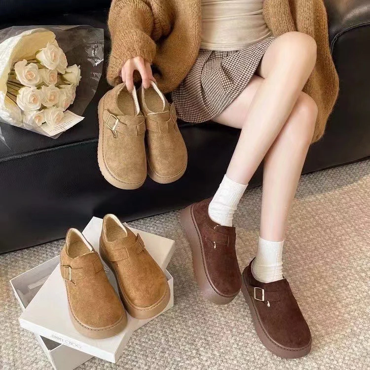 A901厚底加棉勃肯鞋