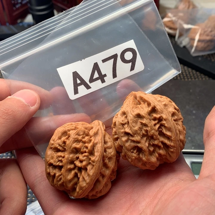 吊坠文玩核桃红锦鲤