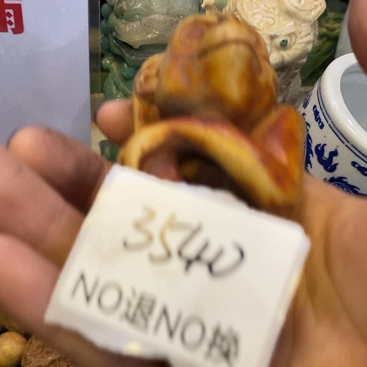 瓷片3540猴子工艺品