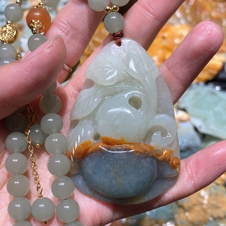 岫玉毛衣链未镶嵌