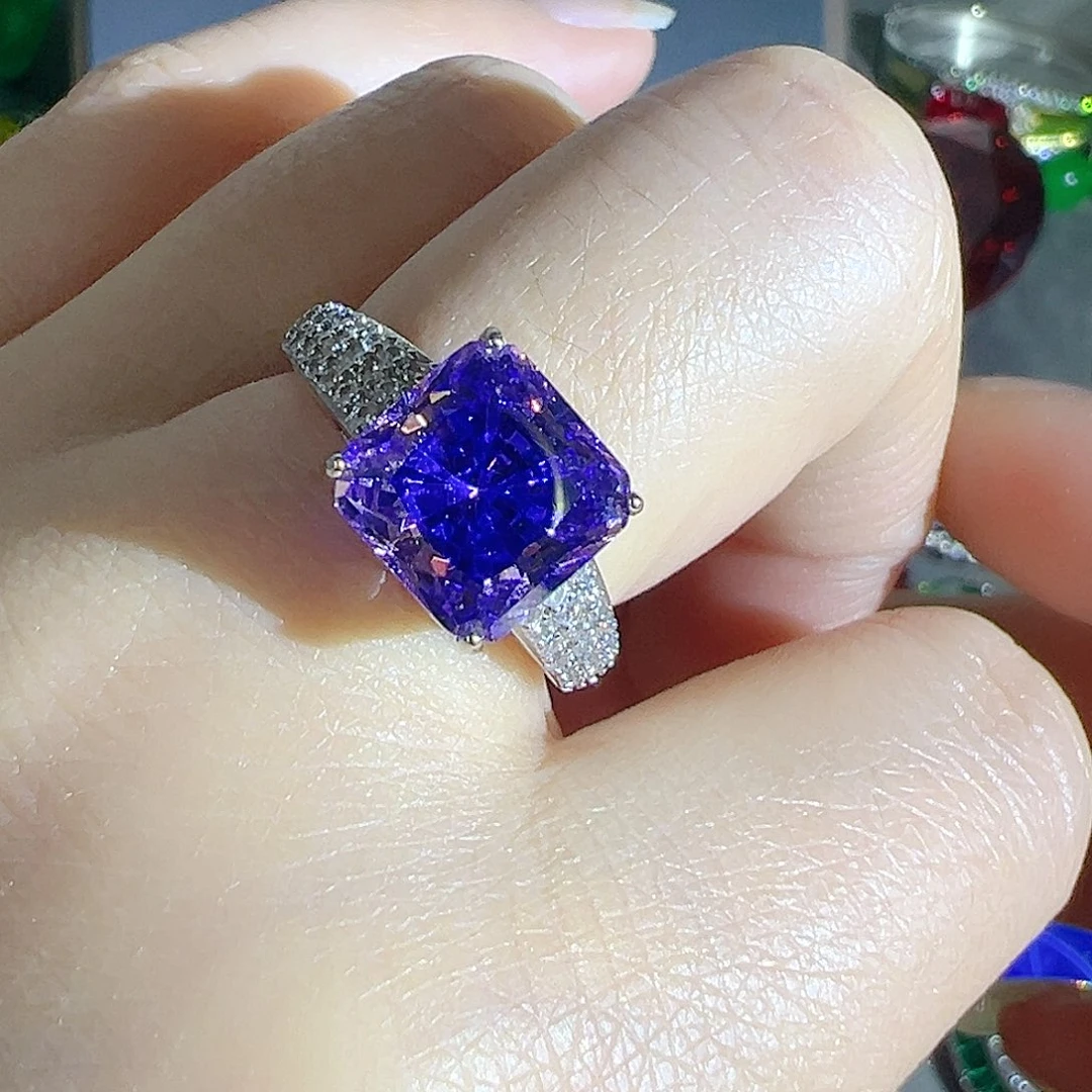 花岗石钨合金红色蓝色吊坠