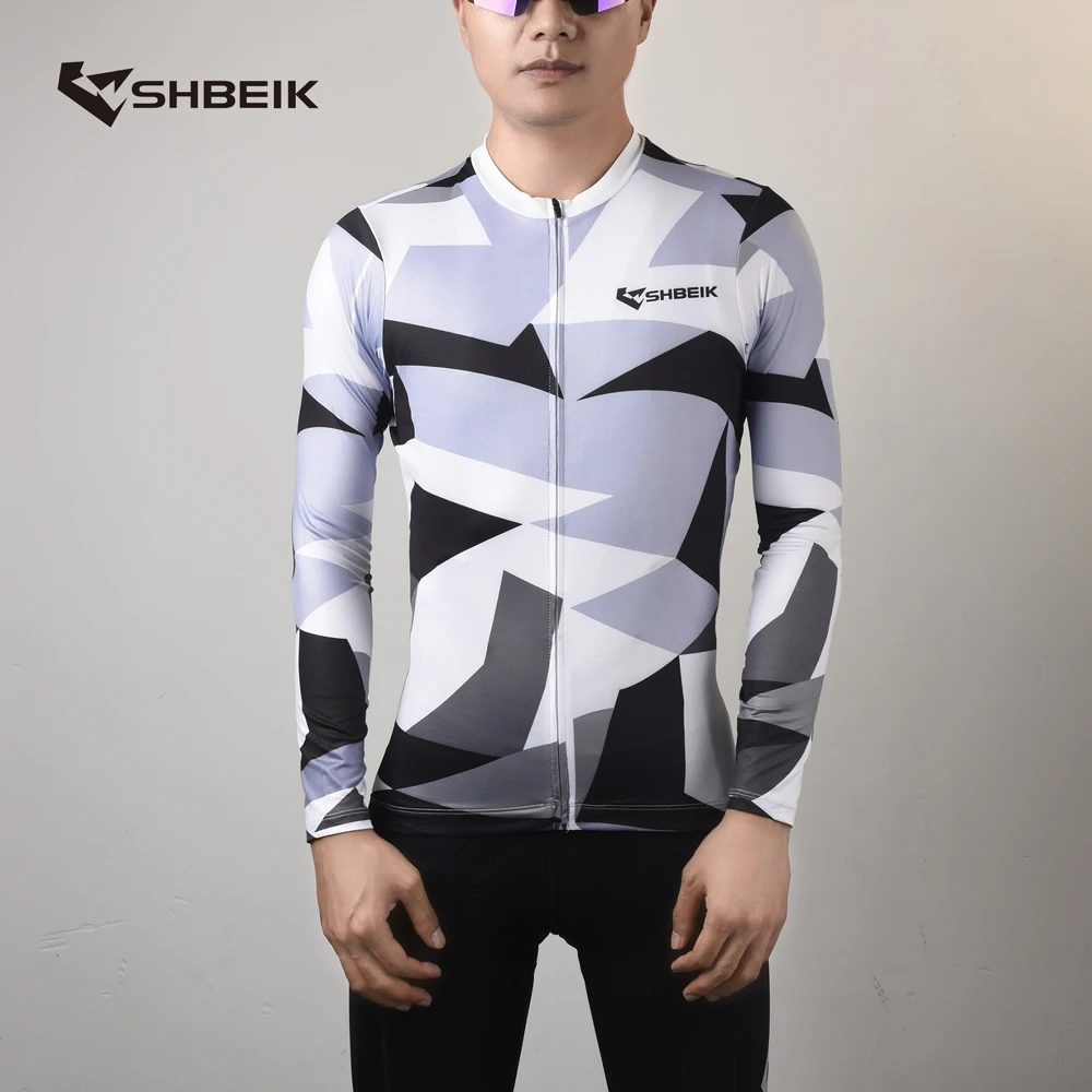 【入门级骑行长袖】2025款高弹牛奶丝面料骑自行车长袖上衣速干透气