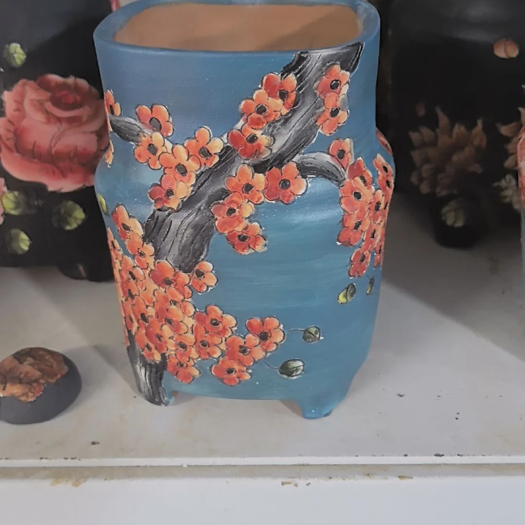 花盆红泥景德镇花盆