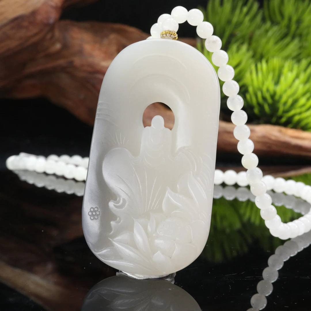 12和田玉烟紫悟道/000641上海嘉禾拍卖