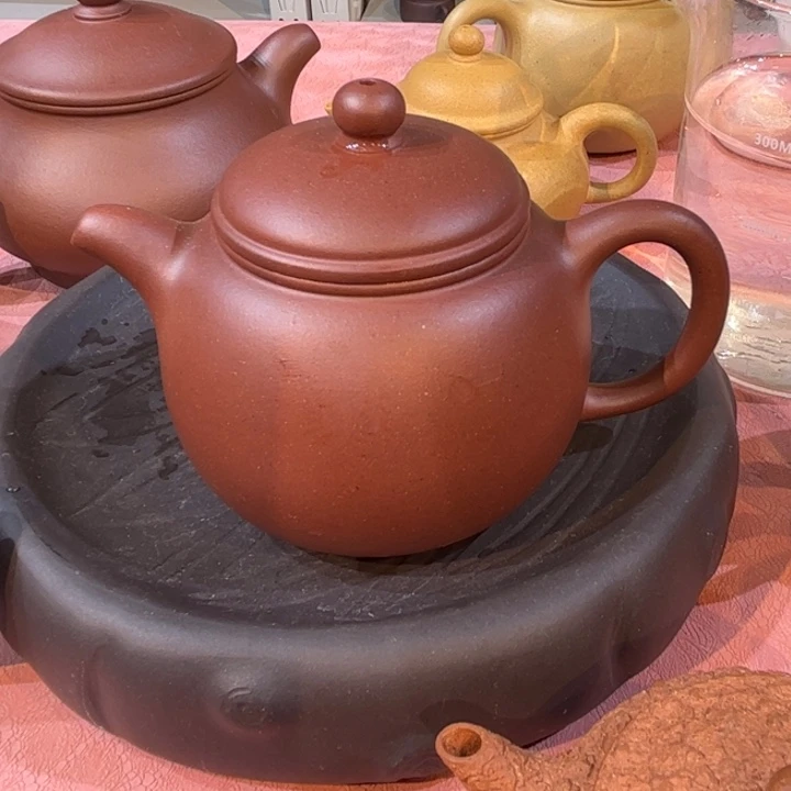 一***茶紫砂茶壶底槽青精工匏尊