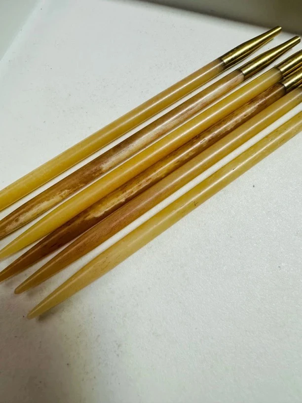 马骨 圆针单付毛衣针（裸针 连接线自己购买）