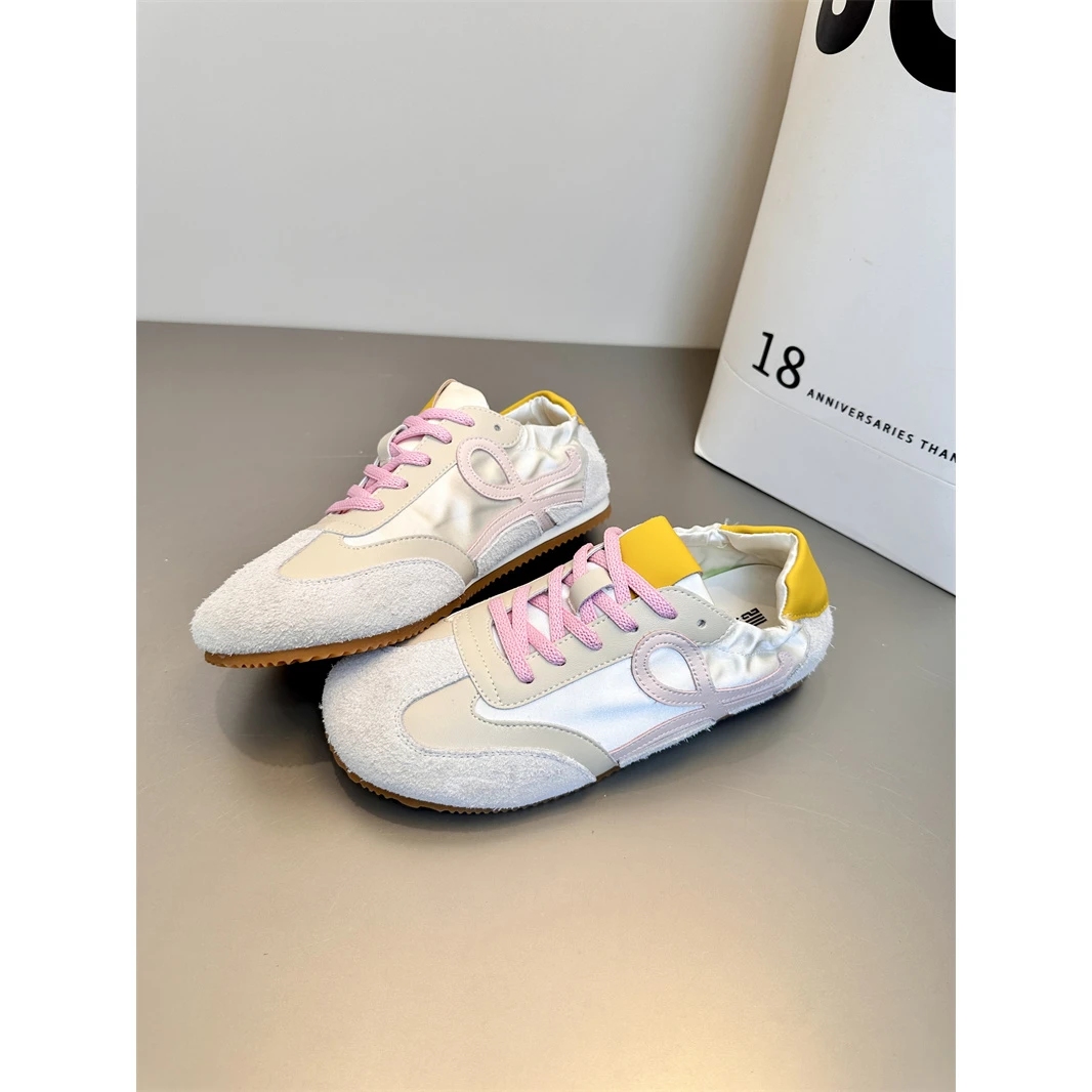 2025春夏季新款透气德训鞋女平底白黄色超火显脚小防滑阿甘帆布鞋