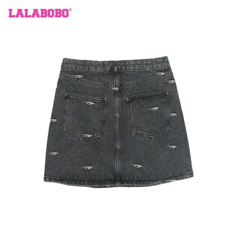7575【金拐子】LALA新款潮流高腰时尚修身显瘦半身裙女