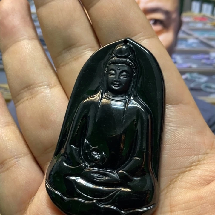 小***儿翡翠未镶嵌吊坠(不含链)1