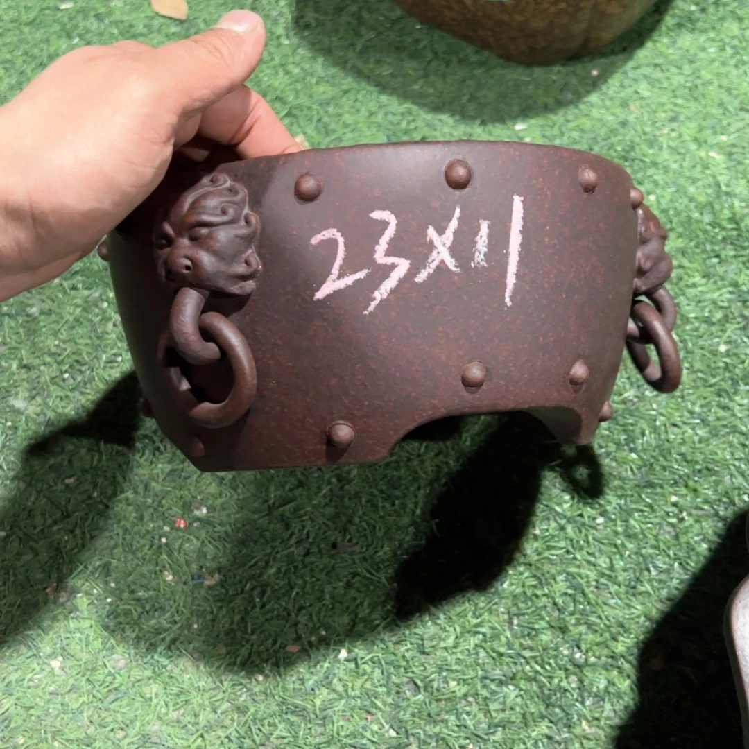 紫砂花盆紫砂花盆