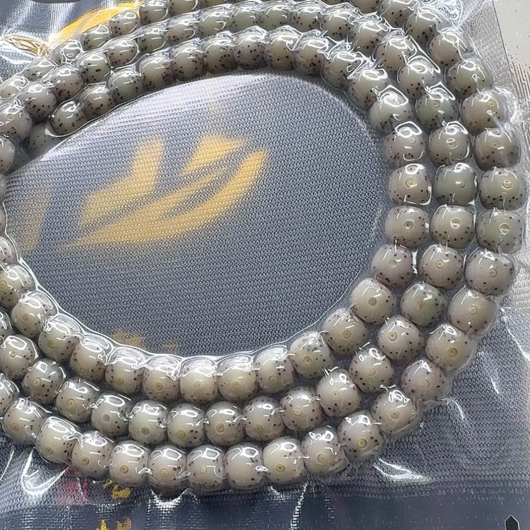 田***吊坠星月菩提12一物一图小冰糖大眼睛通体7左右108