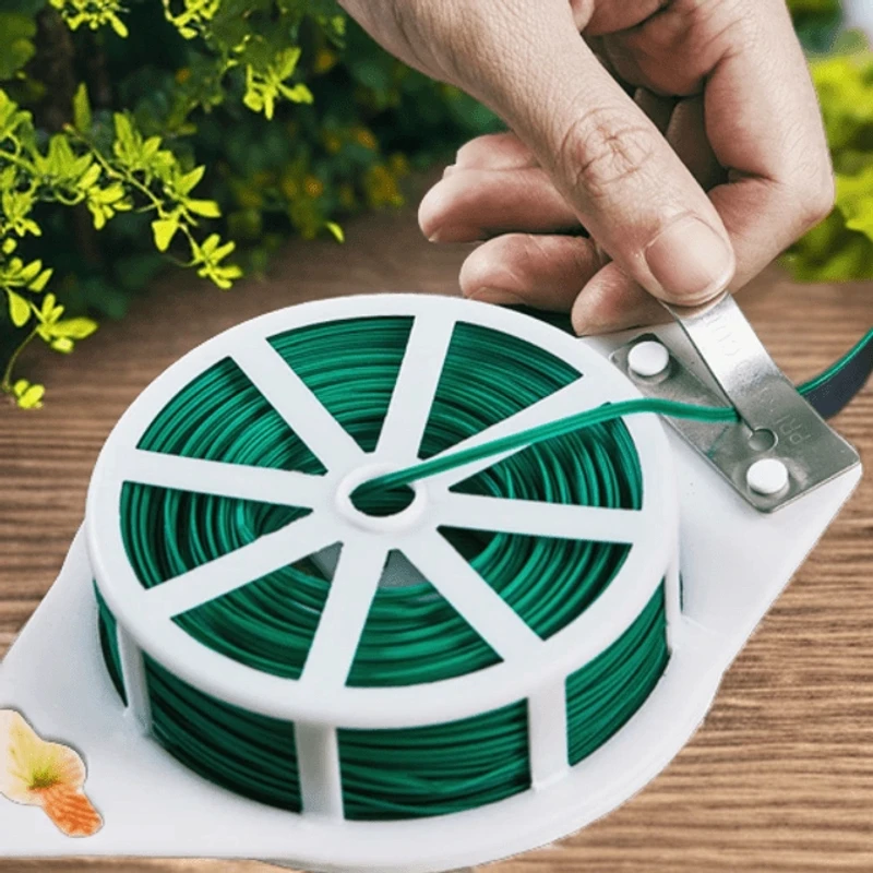 铁丝园艺扎丝细铁丝捆扎线扎带铁丝线花杆花架爬藤架绿植捆绑固定