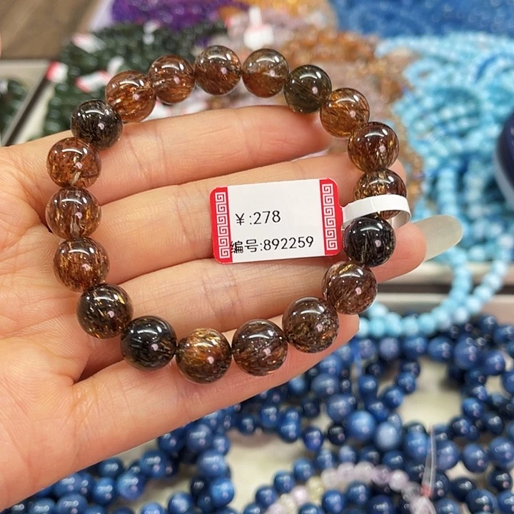 水晶手链未镶嵌?*黑金超七
