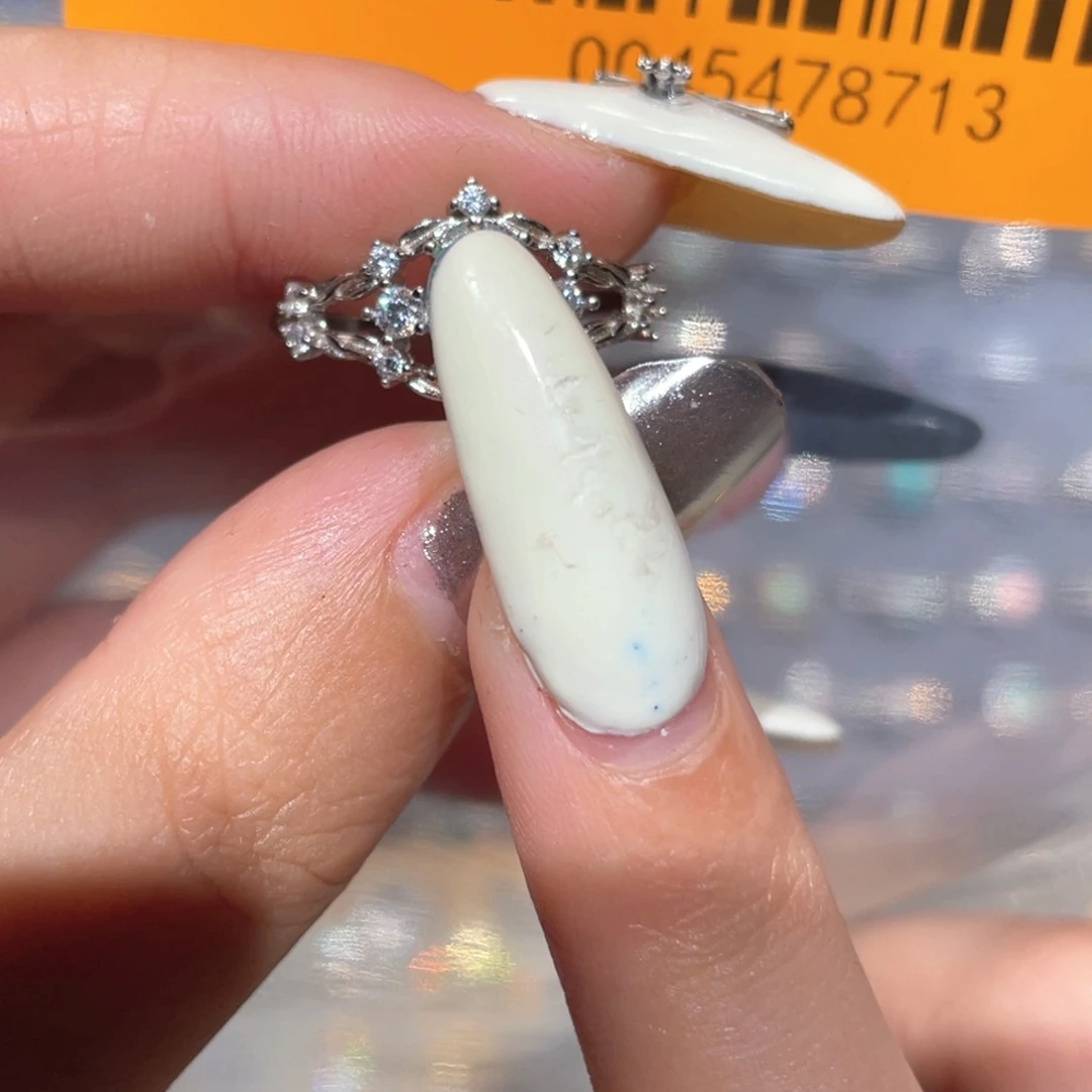 欧泊银S925镶嵌欧泊戒指大**雪