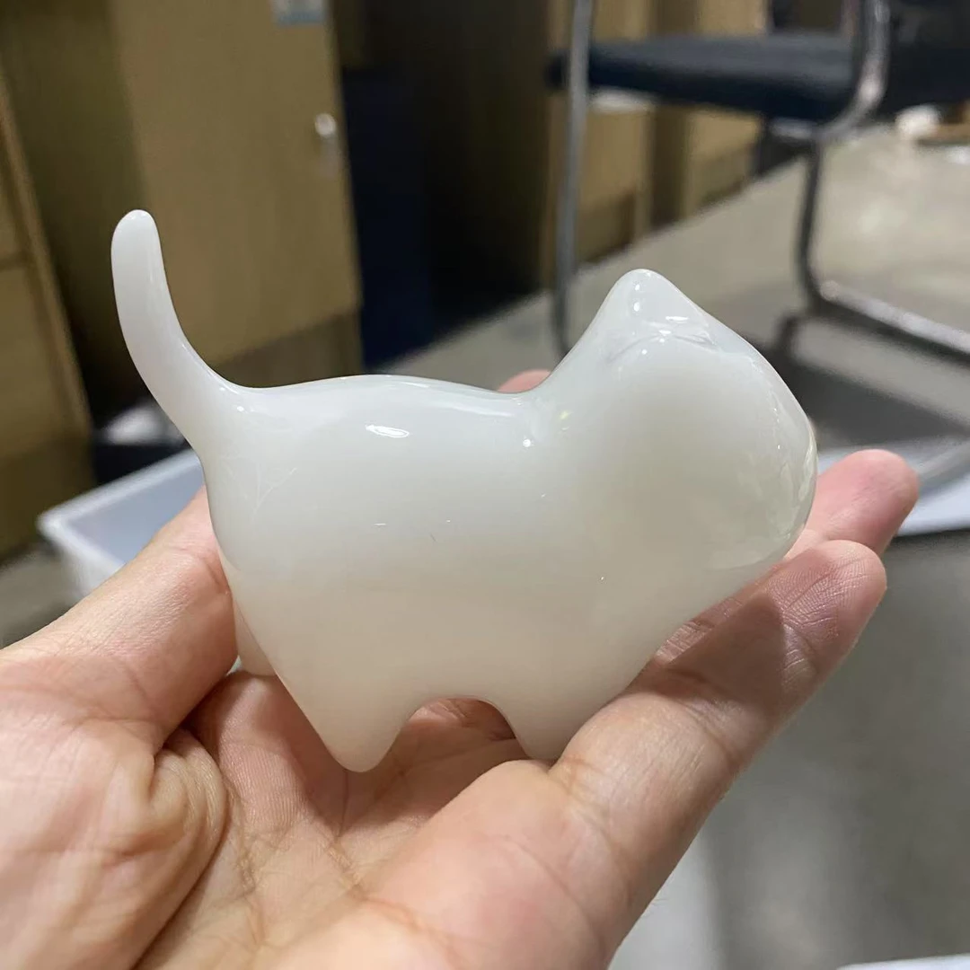 璞玉-上釉款-摆件 猫CC8762