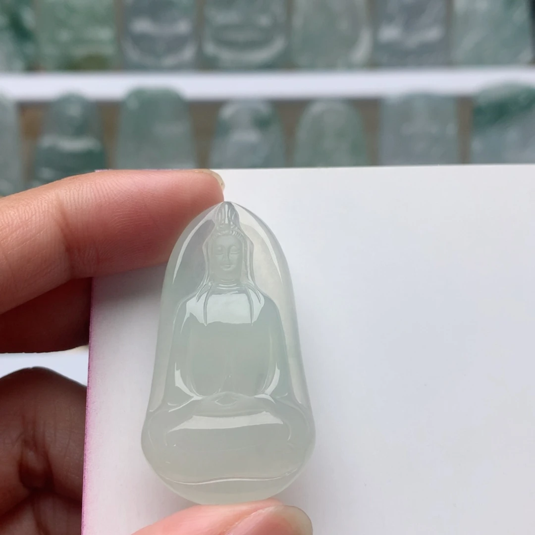 吊坠(不含链)未镶嵌翡翠素衣