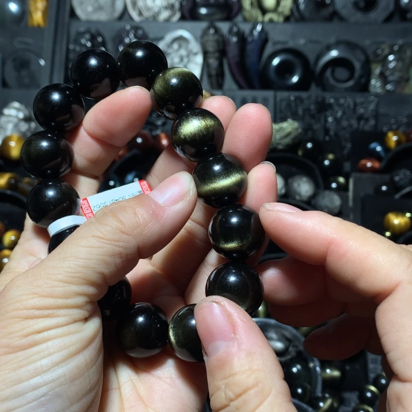 【闪购商品】黑曜岩手串未镶嵌～****～