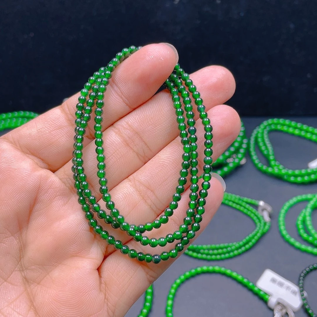 颈饰未镶嵌翡翠卡3 A货翡翠