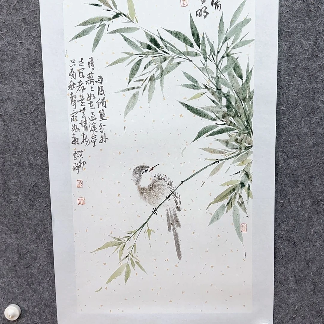 国画六六大顺之时