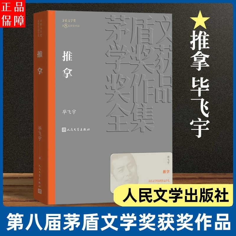 推拿 毕飞宇著茅盾文学奖获奖作品全集新版平装人民文学出版社