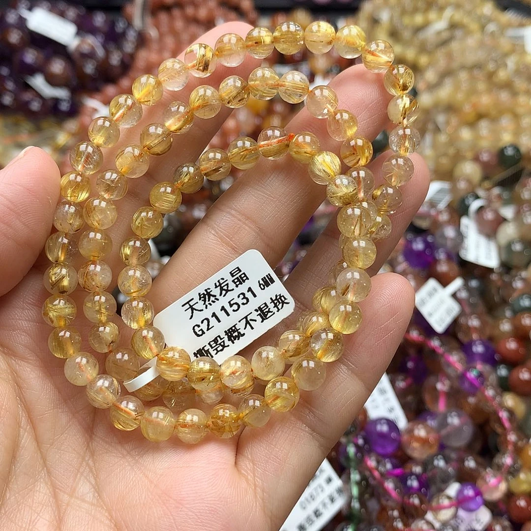 水晶手链未镶嵌，，，