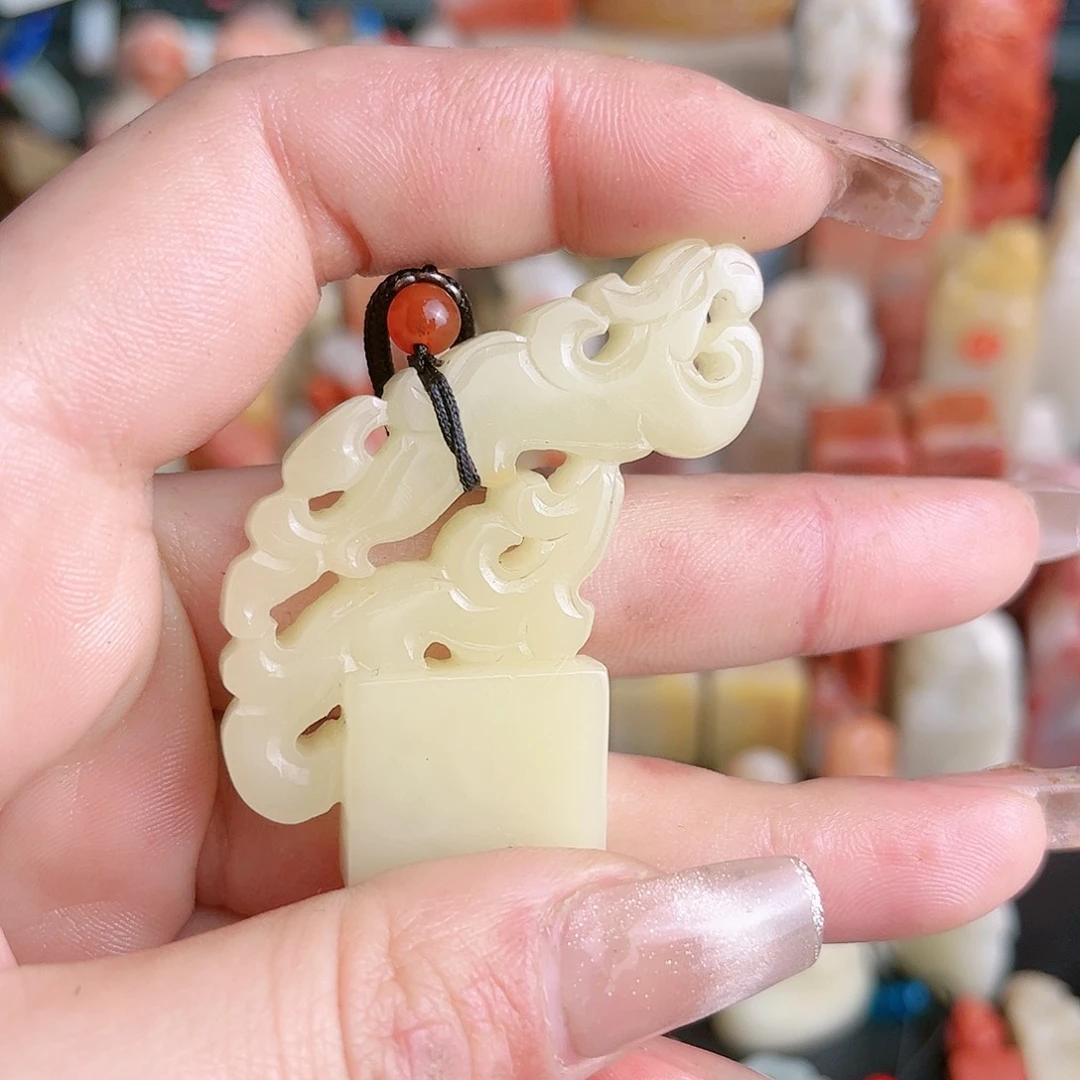 寿山石印石破*芙蓉的