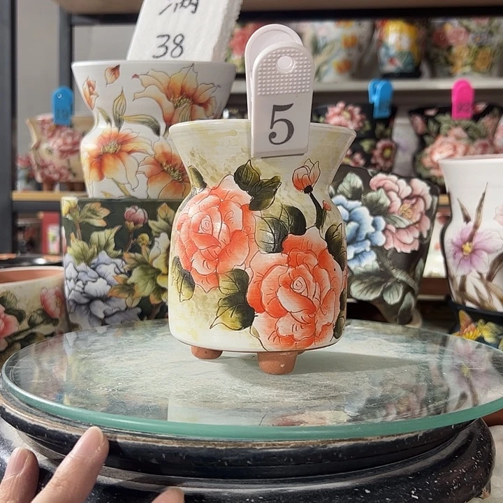 景德镇手绘花盆新号开播