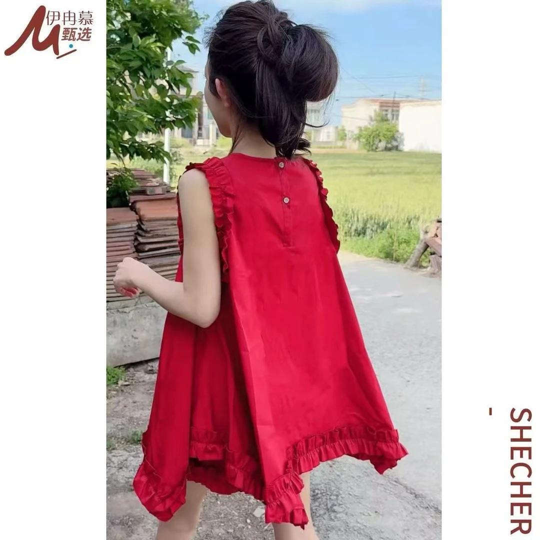 【伊冉慕】6046休闲风女纯色夏季套头款套装无袖宽松成人夏装