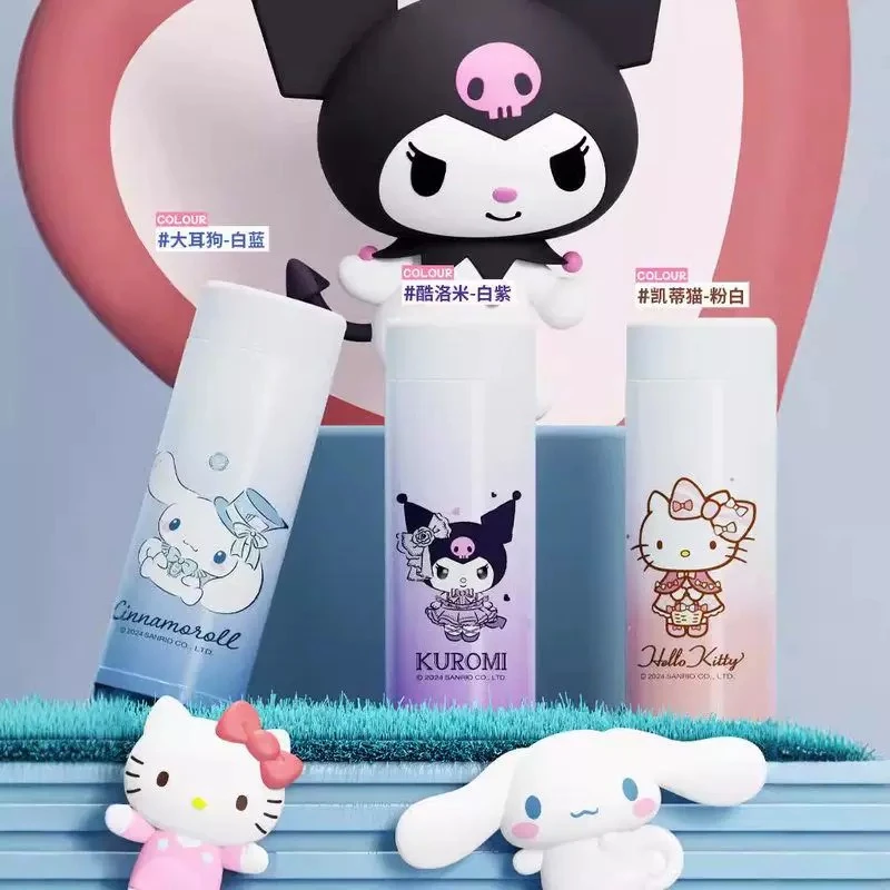 三丽鸥口红保温杯小巧便捷女士高颜值可爱冬水杯316不锈钢儿童杯