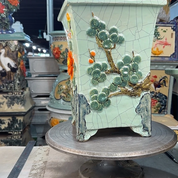 红陶风****装岭南100,000花盆