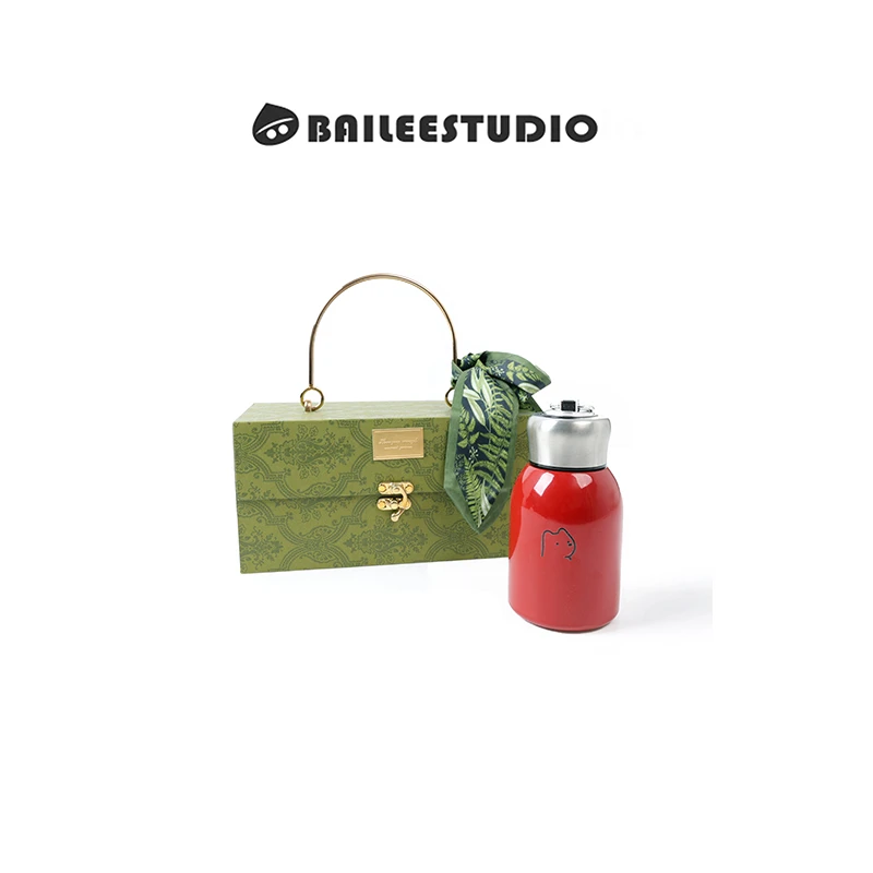 【柏栗良品】圣诞礼盒创意水杯-随机发