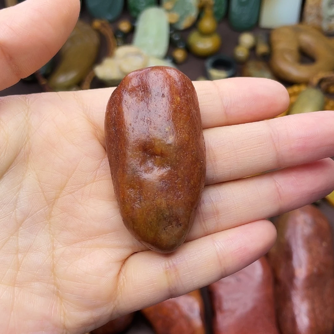 岫岩河磨玉（透闪石质玉）未镶嵌颈饰