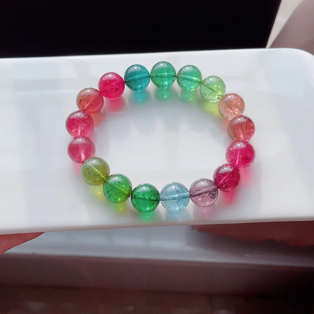 手链碧玺未镶嵌1mm左右