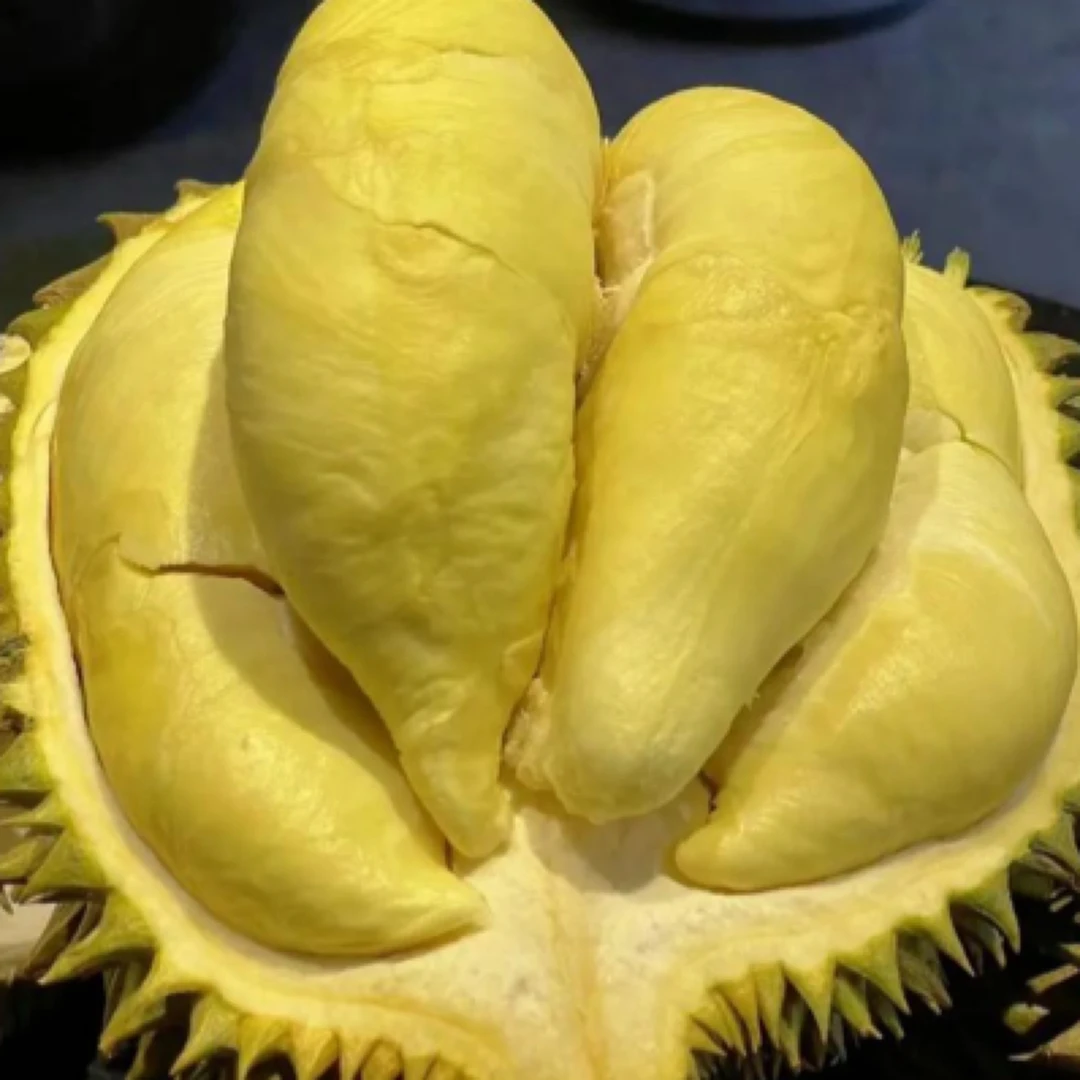 （鲜果纯肉2斤）现开新鲜纯肉 自然树熟鲜榴莲 泰国进口金枕软糯香甜 核小金枕泰国