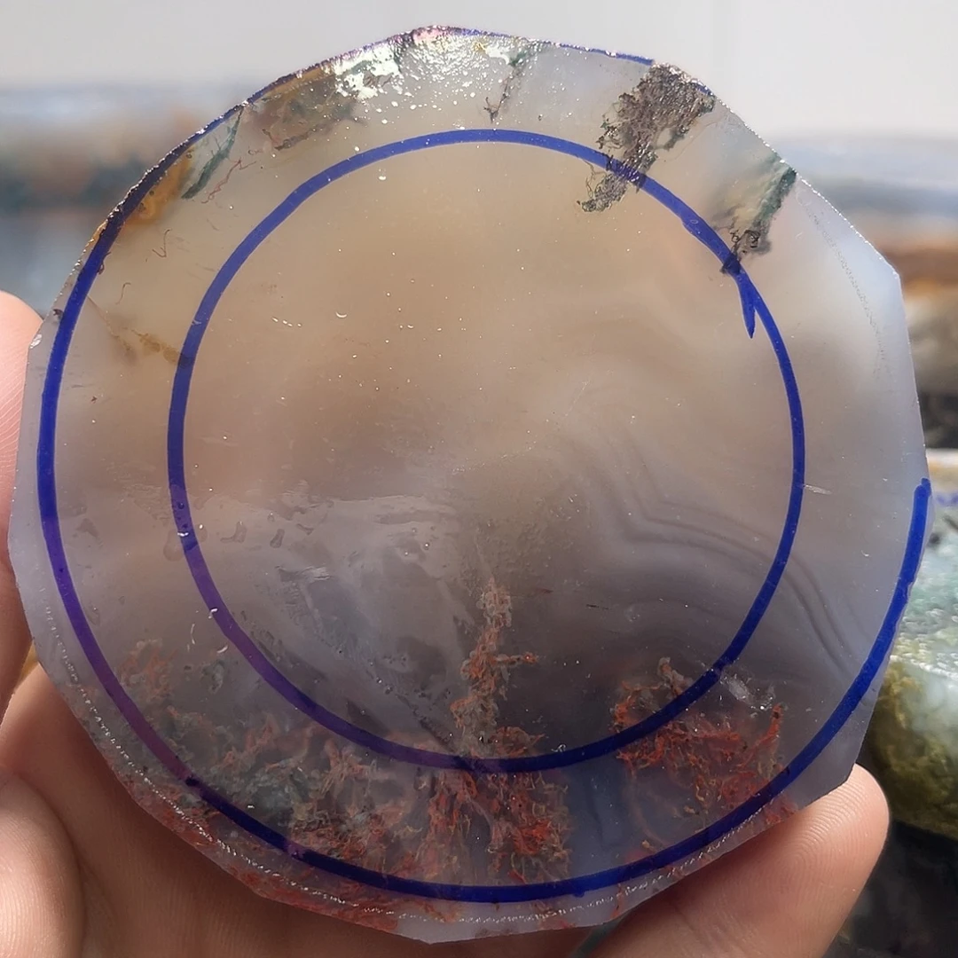 浅***然定制玛瑙定制水草玛瑙手镯