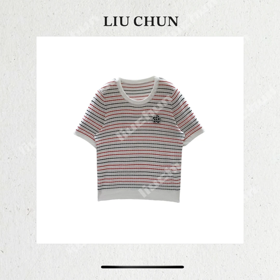 【三色条纹】CHUN家针织上衣