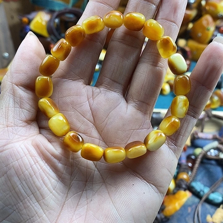 p***e蜜蜡未镶嵌手串手串