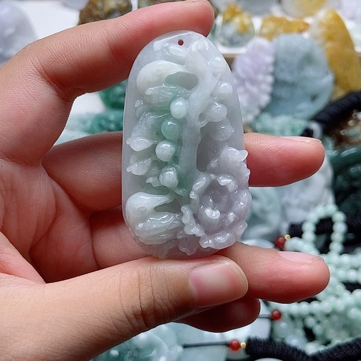 吊坠(不含链)未镶嵌翡翠1