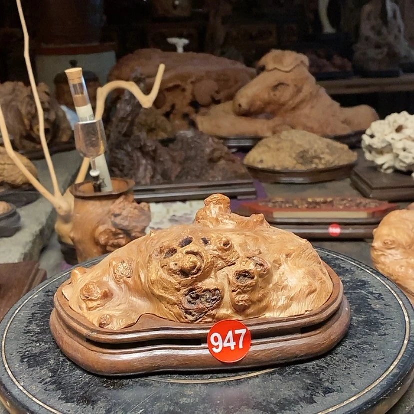 【闪购商品】947号荔枝木香炉工艺