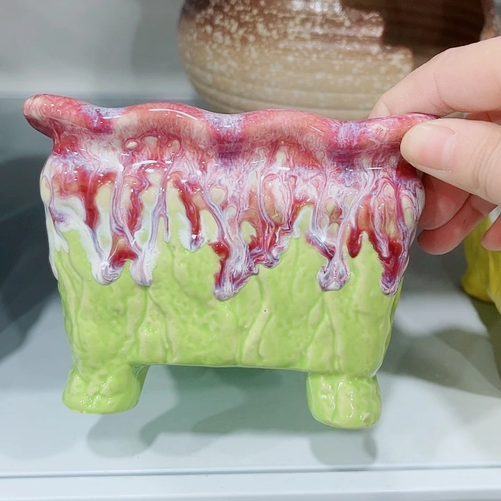 多肉陶瓷花盆满10元包邮